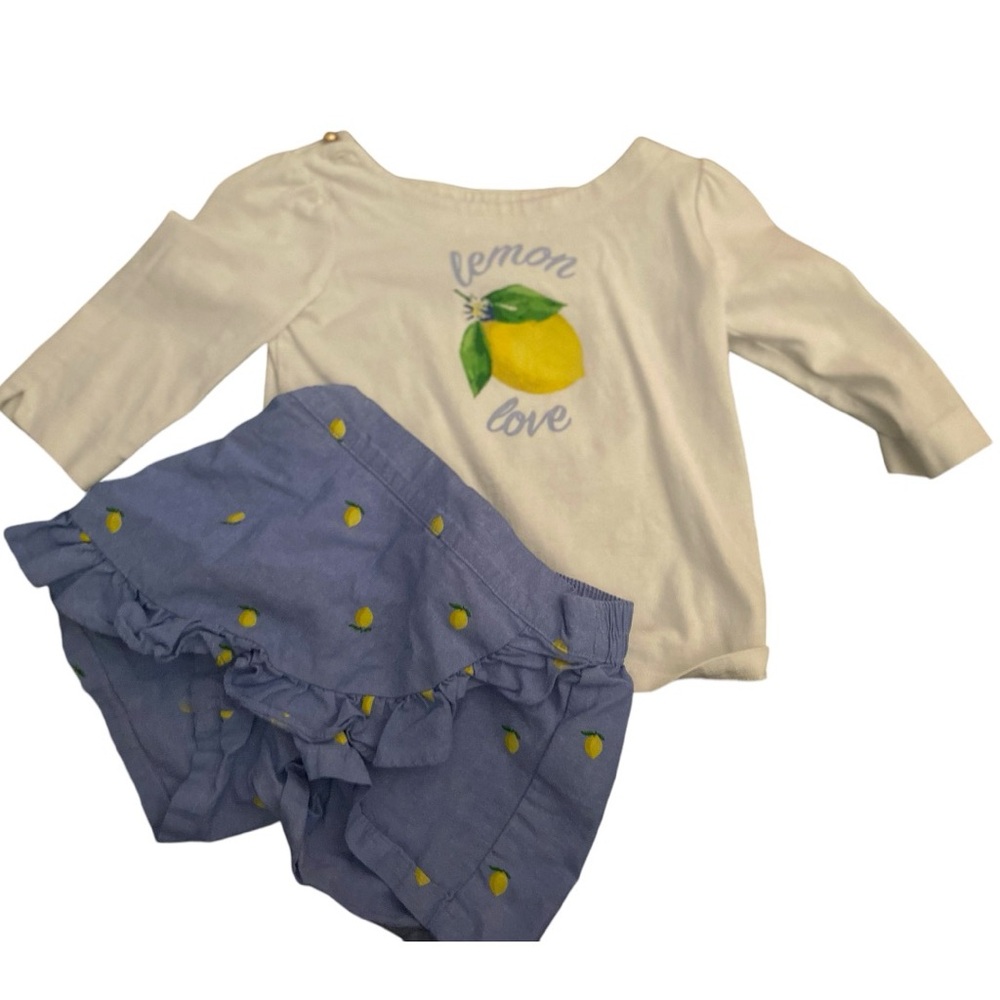 JANIE & JACK SHIRT AND SKWORT SET size 2T